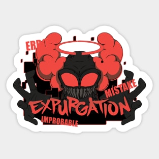 fnf madness combat tricky EXPURGATION art Sticker